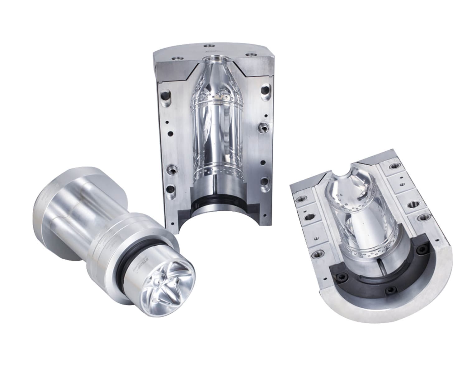 PET blowing mold for Newarstar blow molding machine
