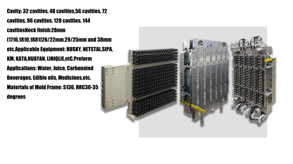 96 Cavities PET Preform Mold