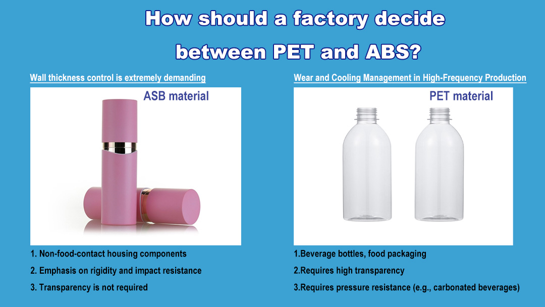 How to Choose PET vs ABS for Molding in Your Facility