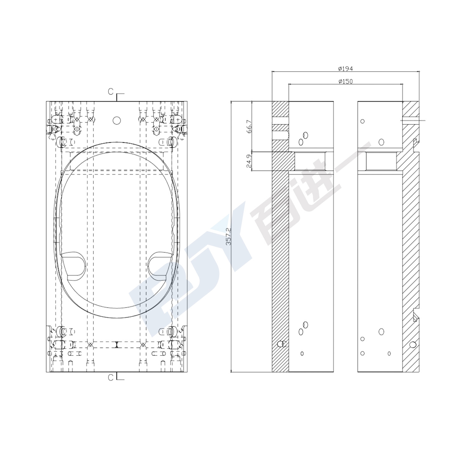 Blow Mold Shell for KHS Machines