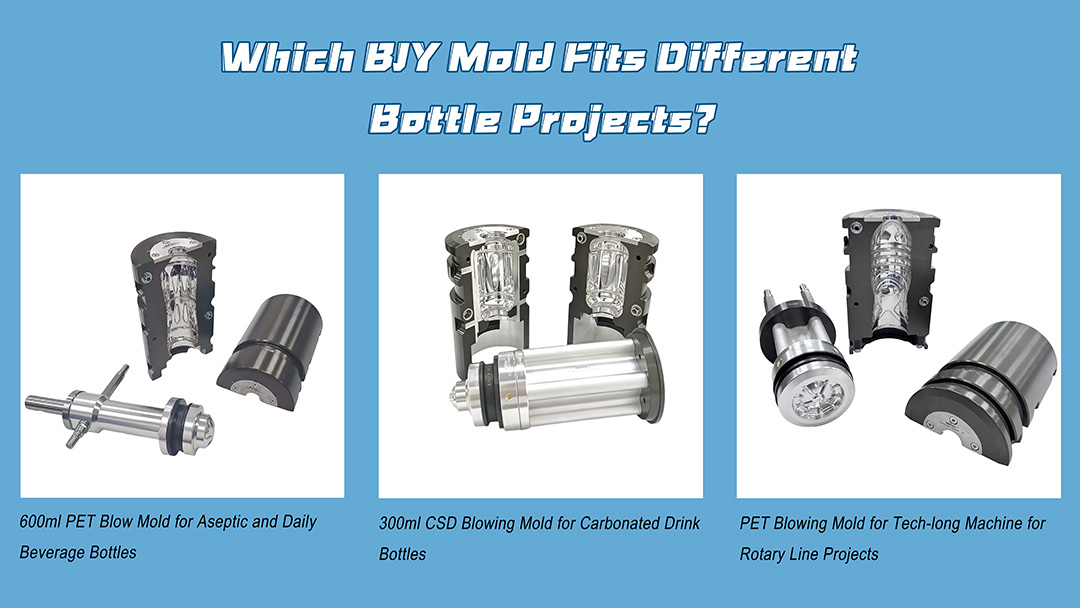 Which BJY Mold Fits Different Bottle Projects