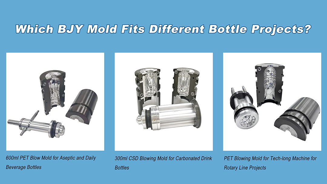 Which BJY Mold Fits Different Bottle Projects