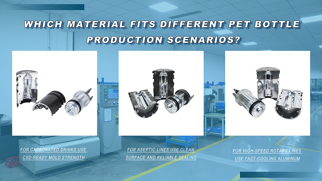 Which Material Fits Different PET Bottle Production Scenarios