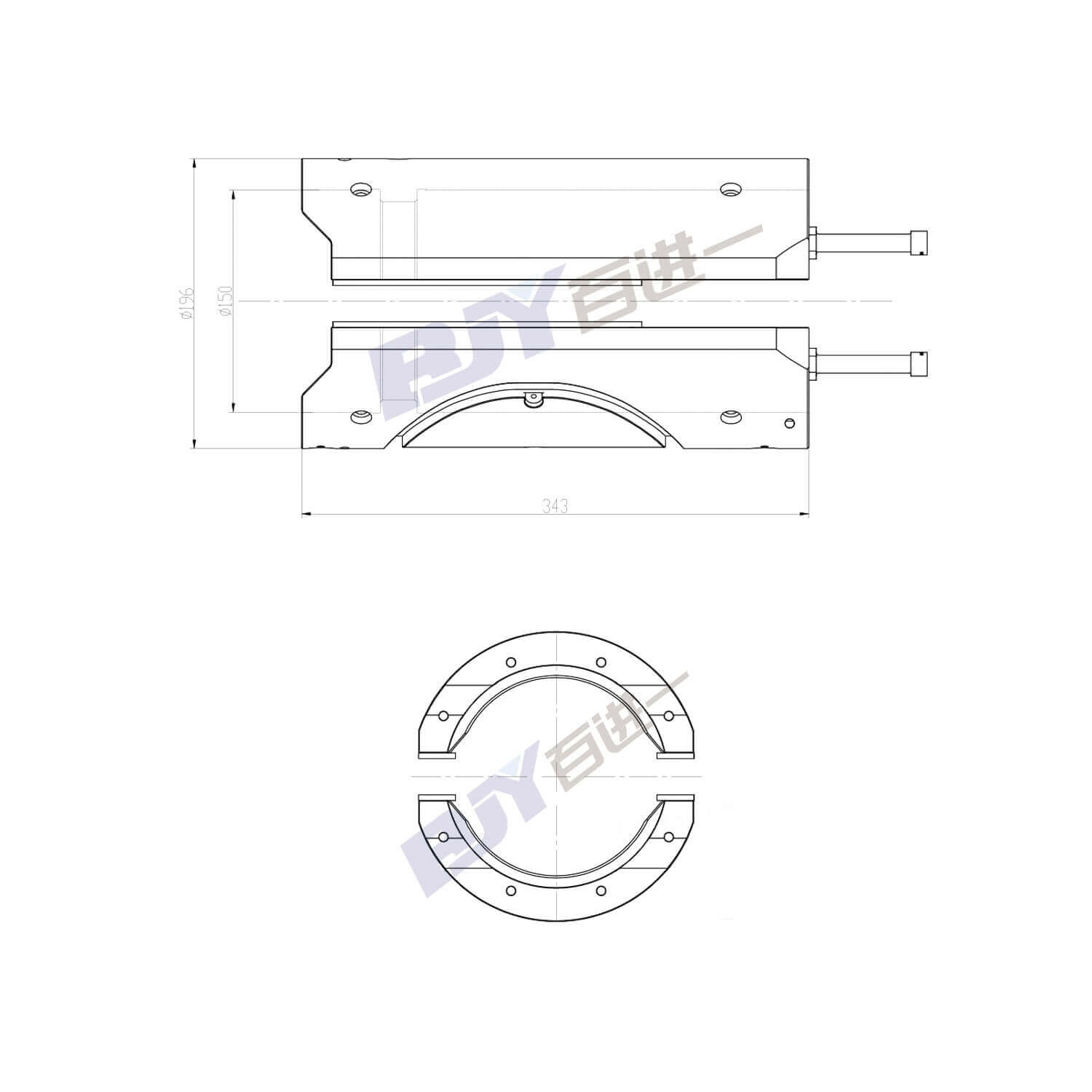 196×343 Mold Shell for KHS