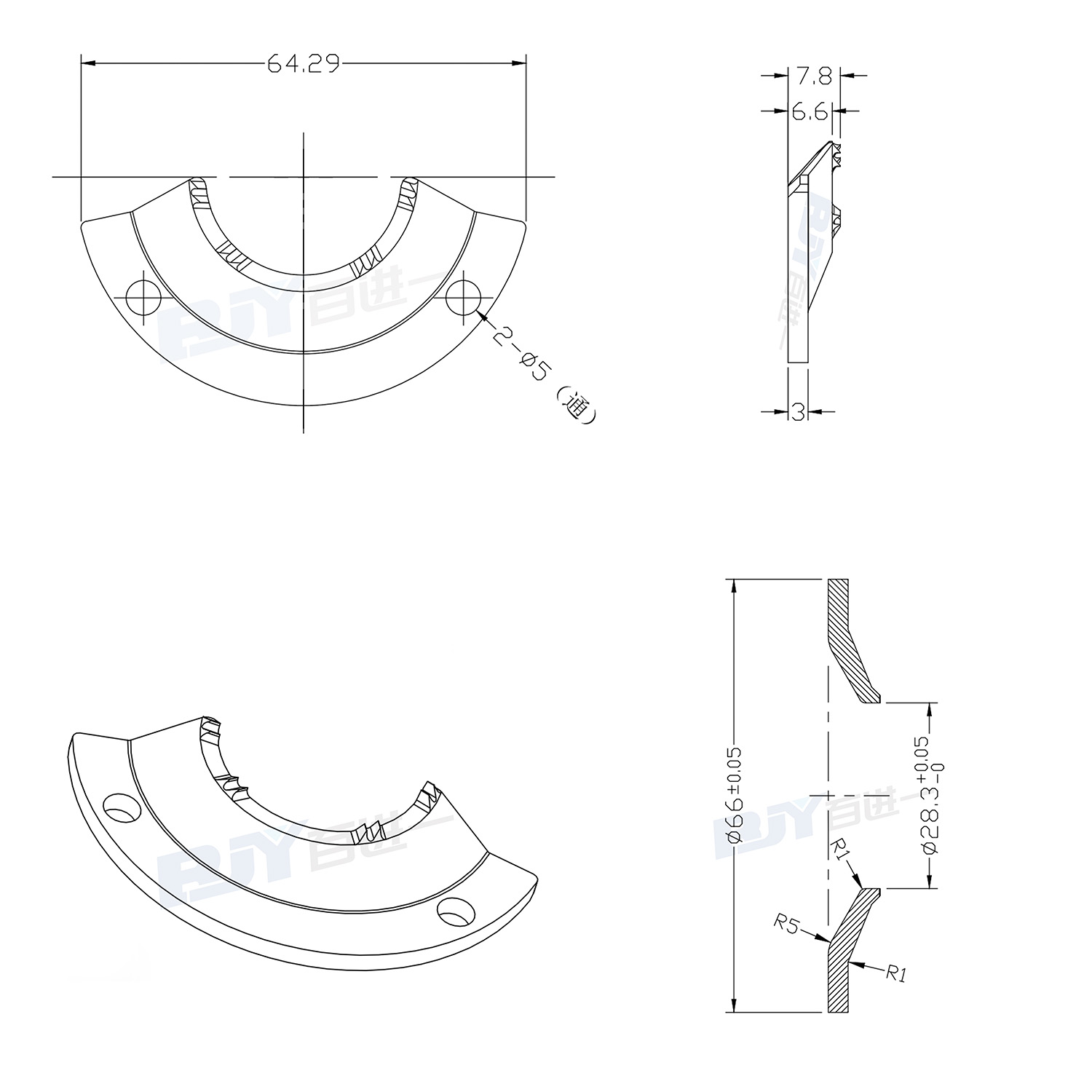 BJY 66*7.8mm Stopper