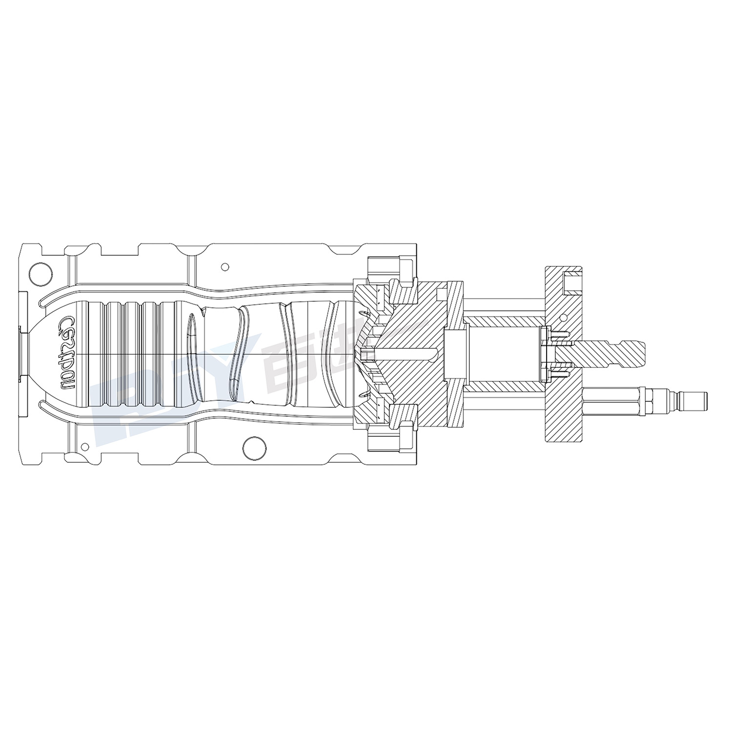 BJY 780 ml PET Blow Mold
